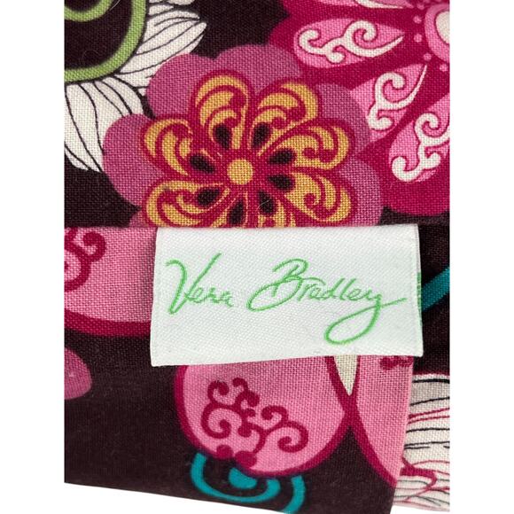 Vera Bradley Mod Floral Pink Quilted Hipster Crossbody Messenger Shoulder Bag Co - Picture 10 of 15